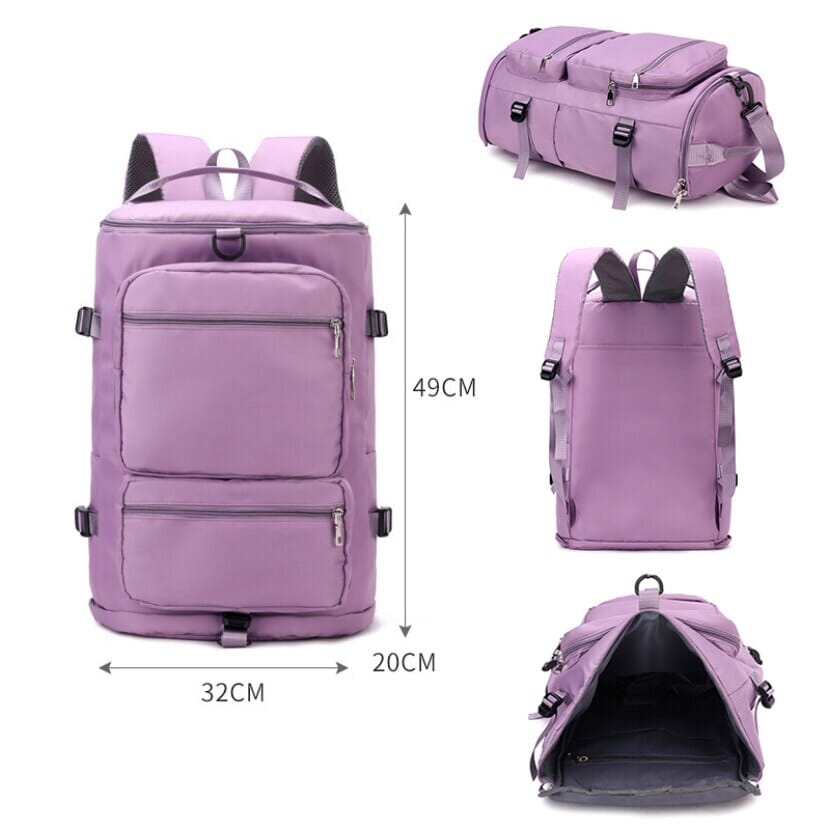 Sac à Dos Femme de Voyage pour Avion en Cabine - Style Sport Chic