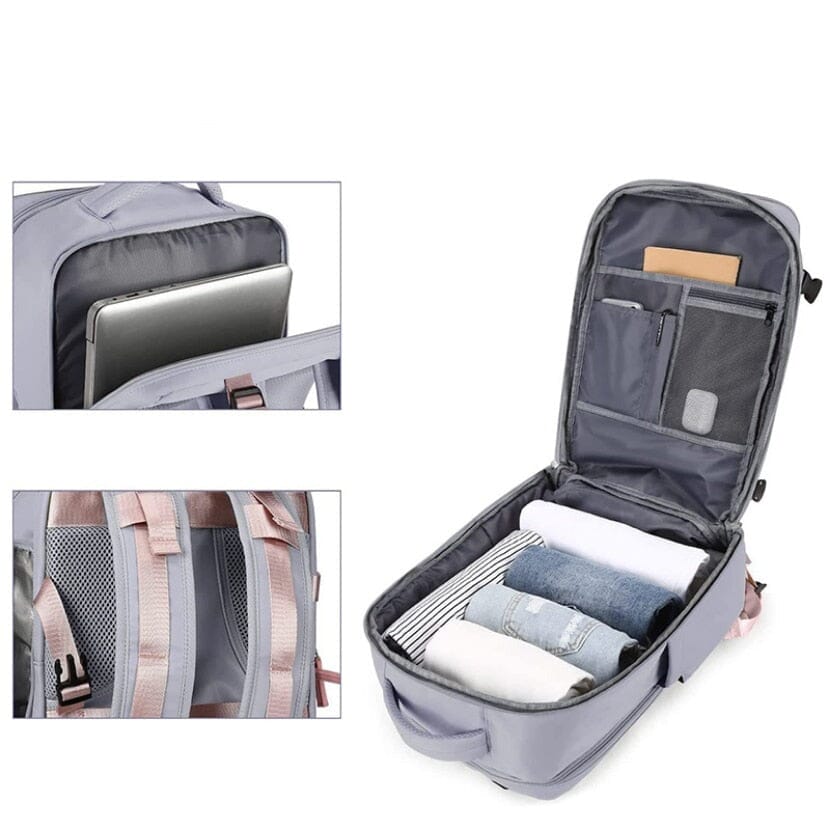 Sac à Dos Femme pour Voyager en Cabine Avion - Tendance