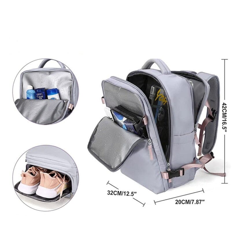 Sac à Dos Femme pour Voyager en Cabine Avion - Tendance