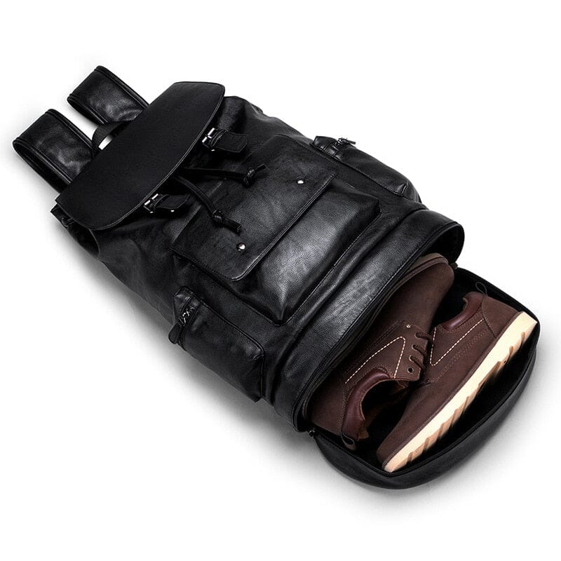Sac à Dos Vintage Homme - Compartiment Chaussures & USB