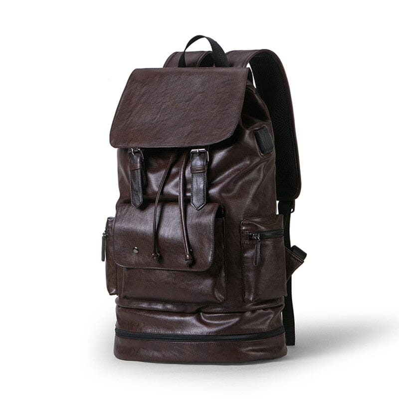 Sac à Dos Vintage Homme - Compartiment Chaussures & USB