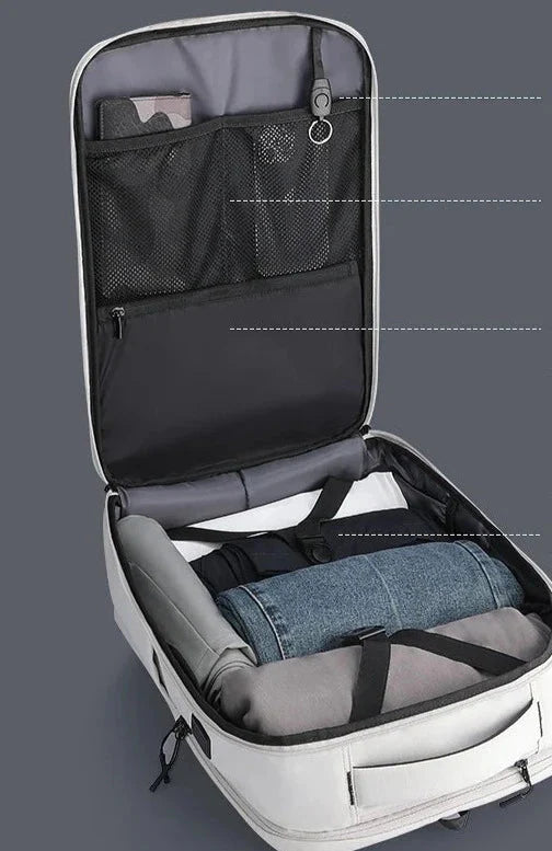 Sac à Dos Voyager Minimaliste en Cabine