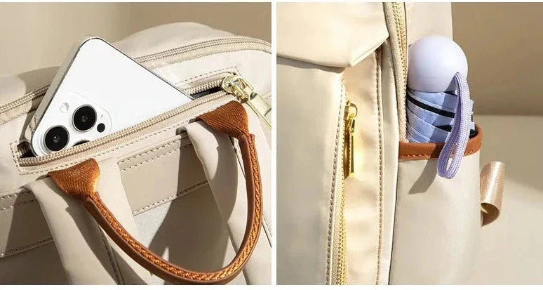 Sac à Dos Ordinateur Femme - Tendance pour Voyages (14/16 Pouces)