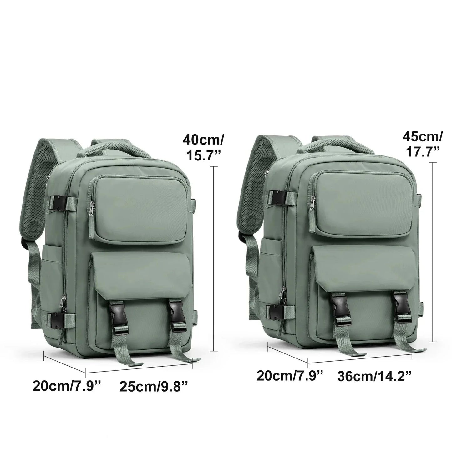 Sac à Dos de Voyage pour Cabine Avion (45x36x20 & 40x20x25)