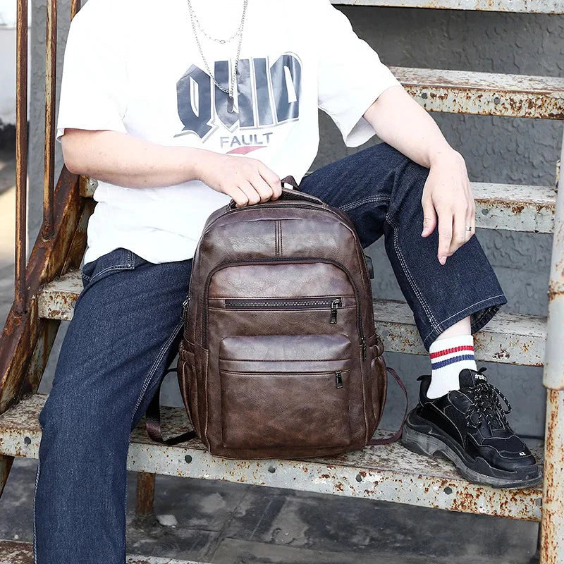 Sac à Dos Vintage - Connecté (USB) - Édition Voyage