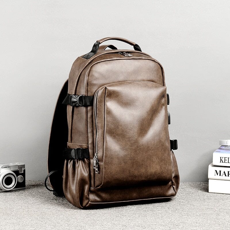 Sac à Dos Vintage Homme pour Voyage d'Affaires (USB)