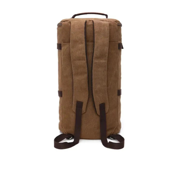 Sac à Dos Vintage Toile Canvas Convertible en Voyage