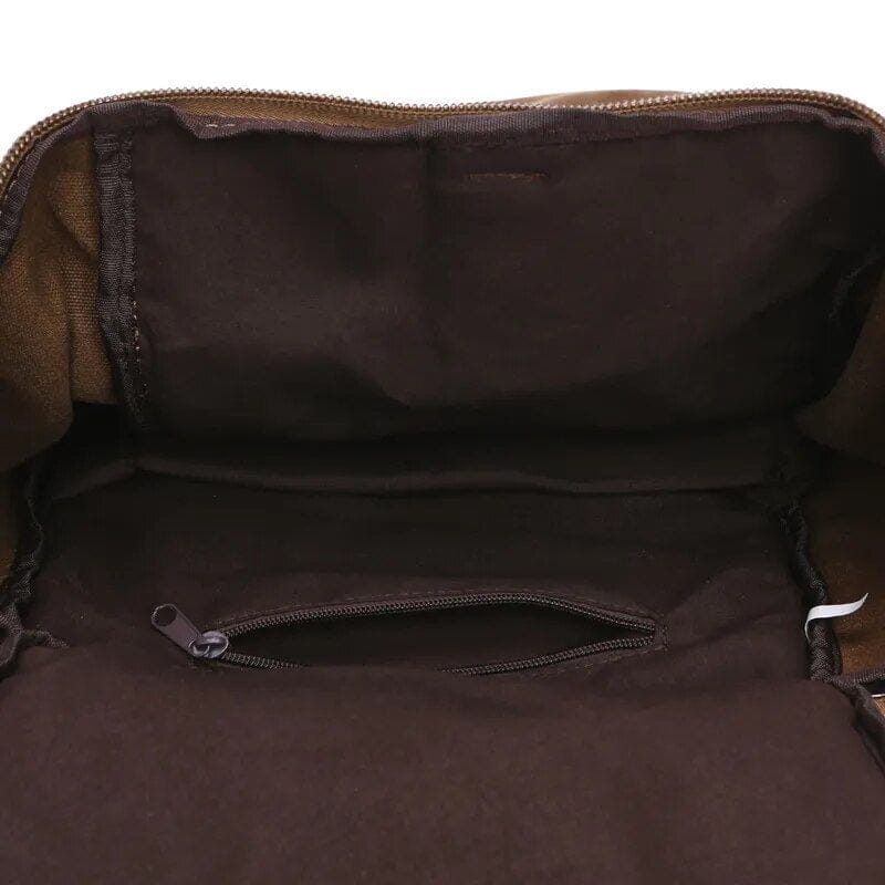 Sac à Dos Vintage Toile Canvas Convertible en Voyage