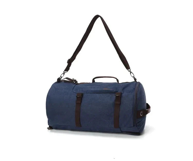 Sac à Dos Vintage Toile Canvas Convertible en Voyage