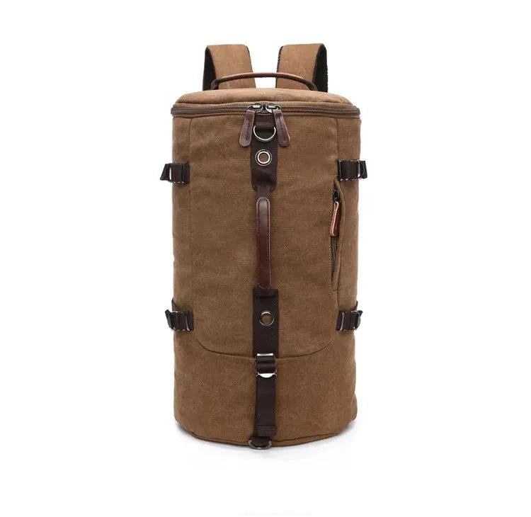 Sac à Dos Vintage Toile Canvas Convertible en Voyage