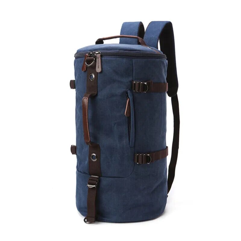 Sac à Dos Vintage Toile Canvas Convertible en Voyage
