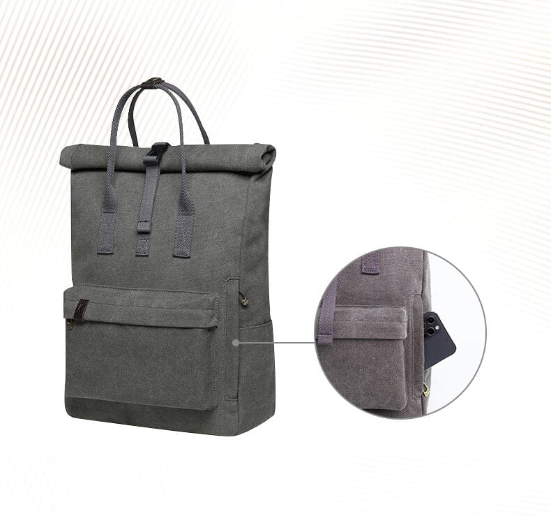 Sac à Dos Vintage Explorer - Roll-Top Backpack