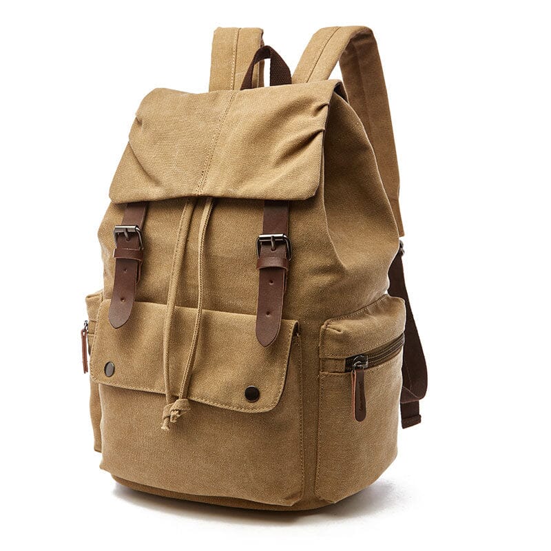 Sac à Dos Voyage Vintage en Toile Canvas