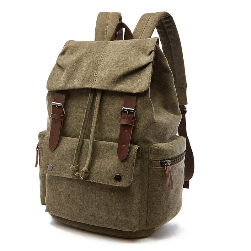 Sac à Dos Voyage Vintage en Toile Canvas