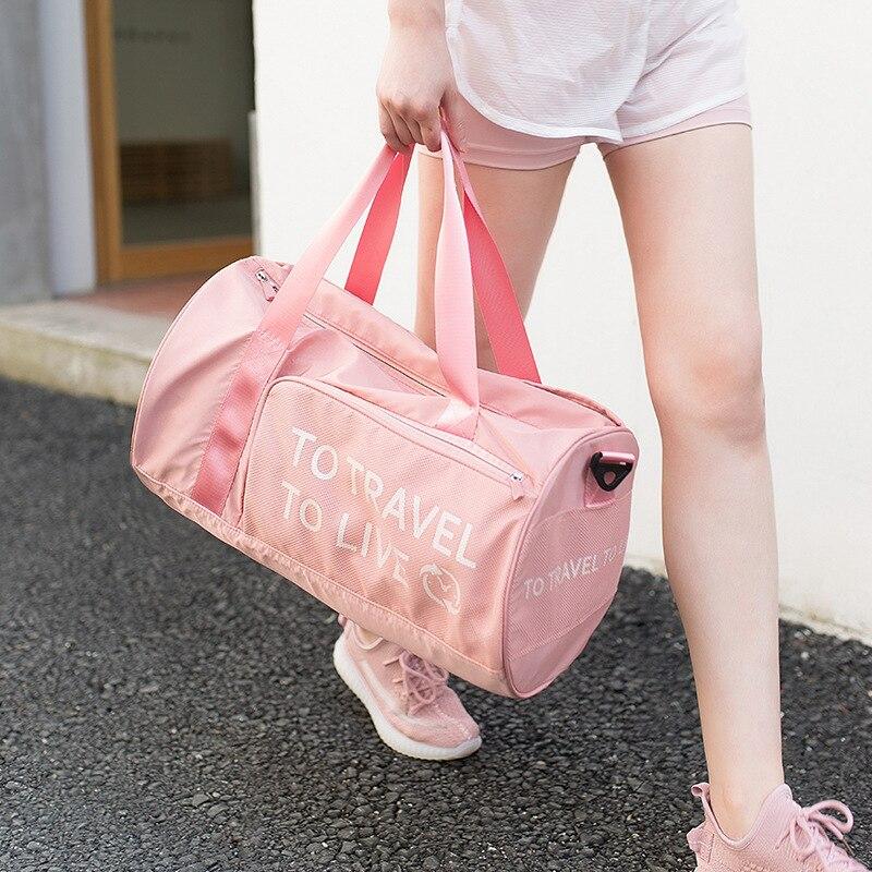 Sac de Voyage To Travel To Live - Avec Compartiment Chaussures