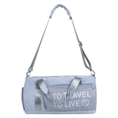 Sac de Voyage To Travel To Live - Avec Compartiment Chaussures