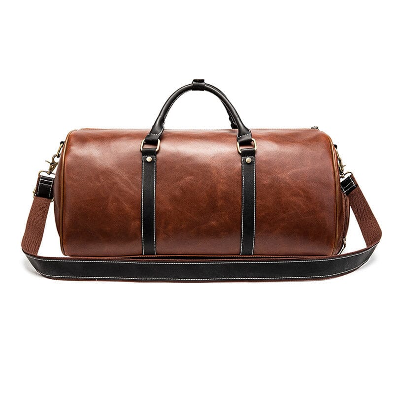 Sac de Voyage Vintage avec Compartiment à Chaussures intégré