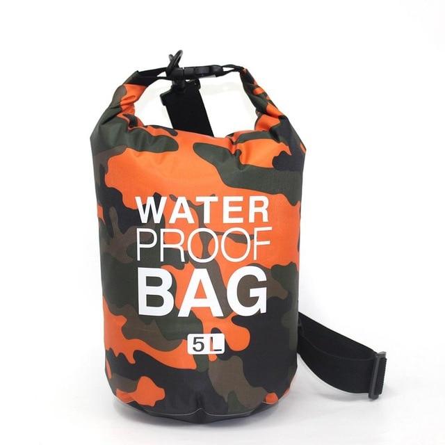 Sac de Voyage Étanche Camouflage Orange Explorer