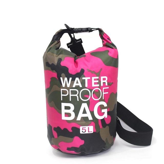 Sac de Voyage Étanche Camouflage Rose Explorer