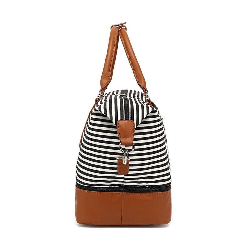 Sac de Voyage Femme Week-End - Rayures en Mer