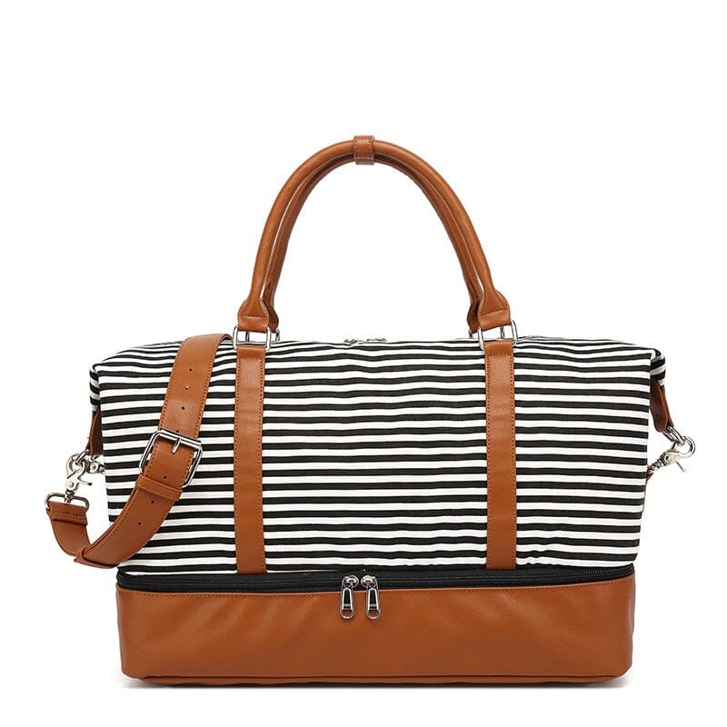 Sac de Voyage Femme Week-End - Rayures en Mer