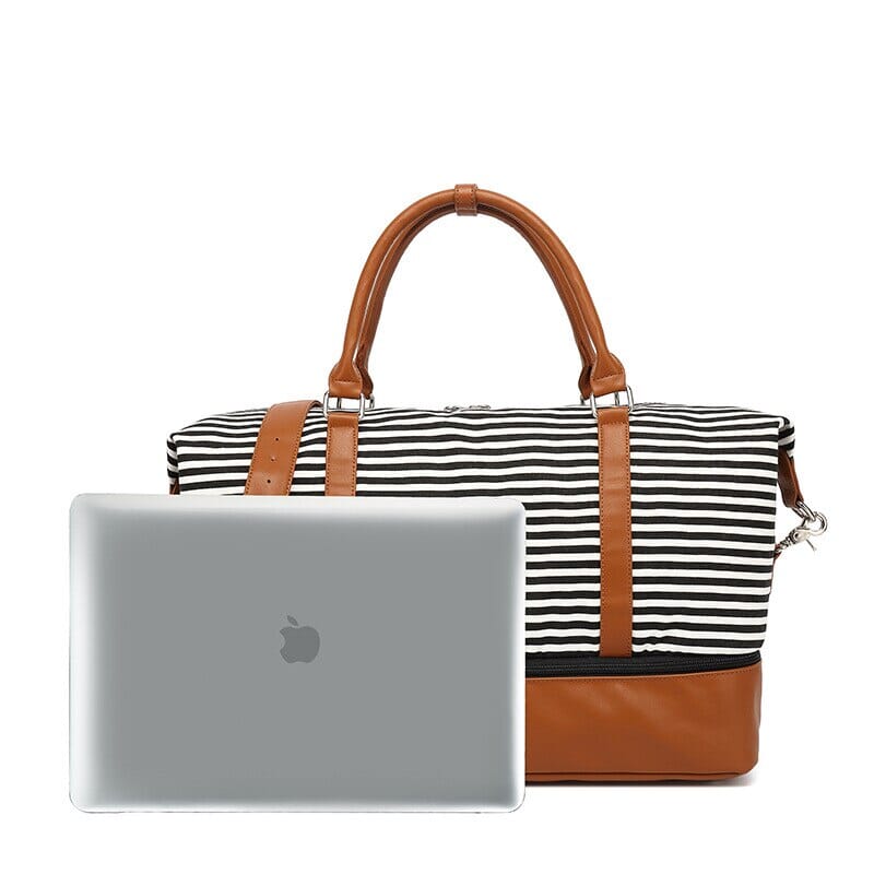 Sac de Voyage Femme Week-End - Rayures en Mer