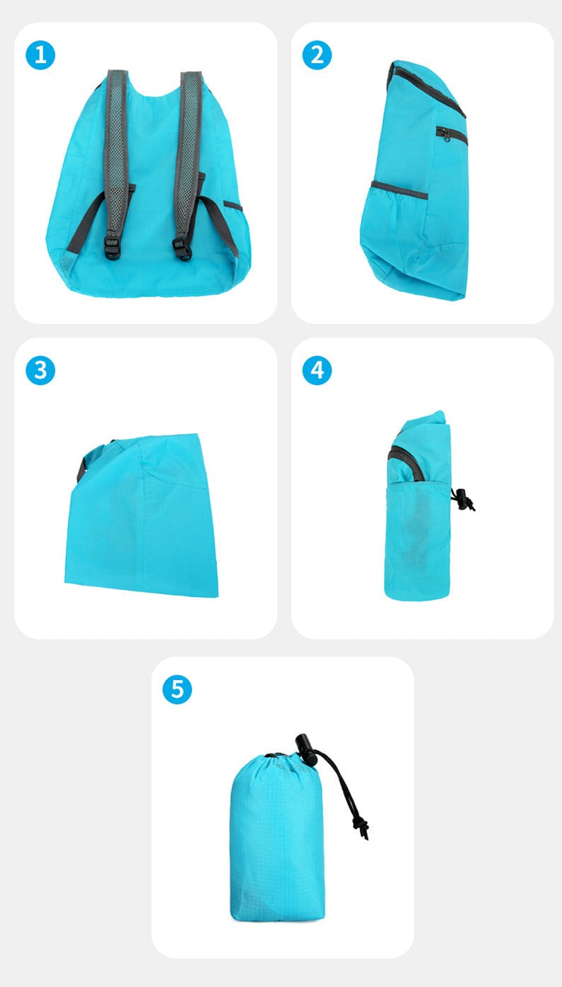 Sac à Dos Pliable pour Voyage Compact