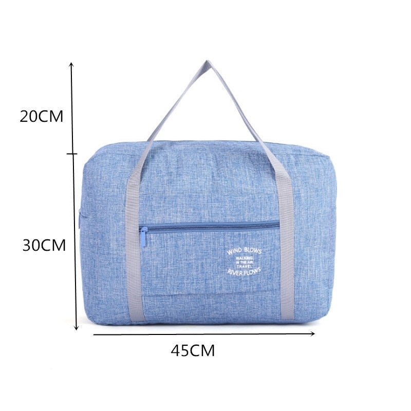 Sac de Voyage Pliable - Exploration au Vent et à l'Écume