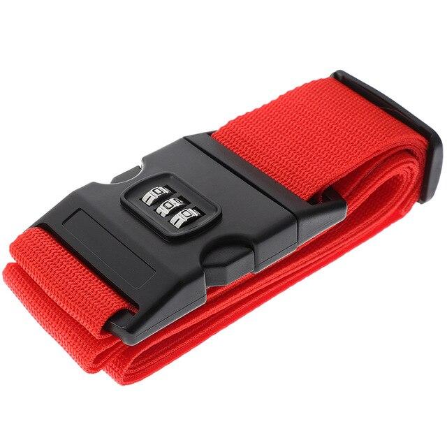 Sangle Valise - SafeLock Rouge - Voyager en toute sécurité