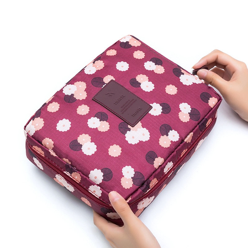 Trousse de Maquillage Voyage Fleurs