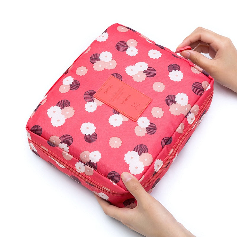 Trousse de Maquillage Voyage Fleurs