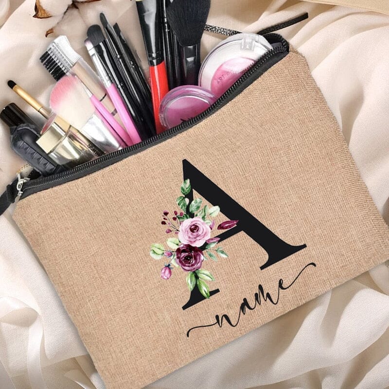 Trousse de Maquillage Personnalisée - Le Monde à mes Pieds