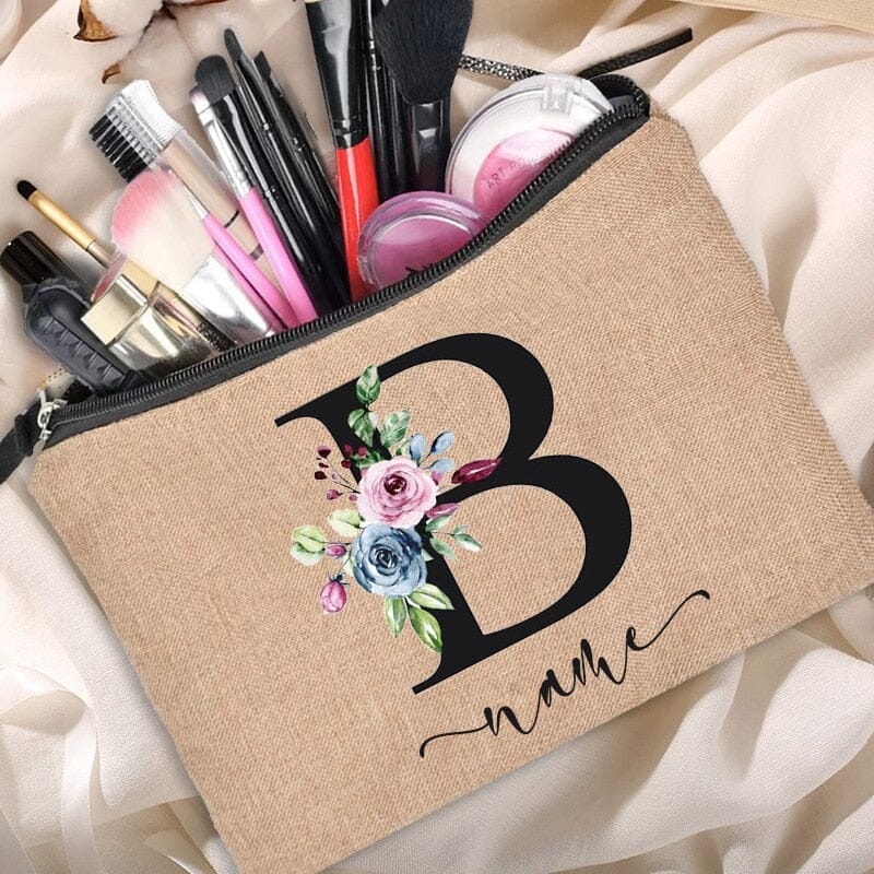 Trousse de Maquillage Personnalisée - Le Monde à mes Pieds