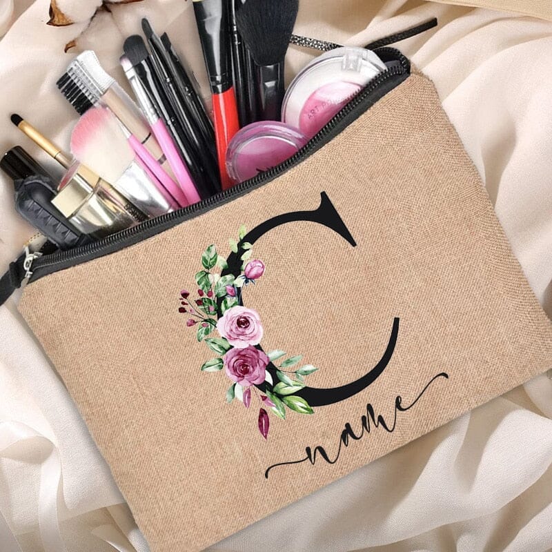 Trousse de Maquillage Personnalisée - Le Monde à mes Pieds