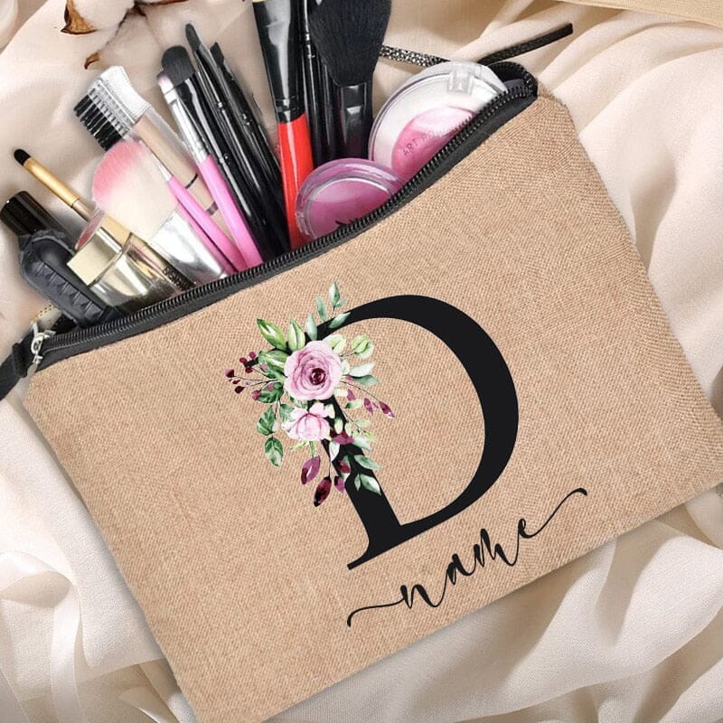 Trousse de Maquillage Personnalisée - Le Monde à mes Pieds