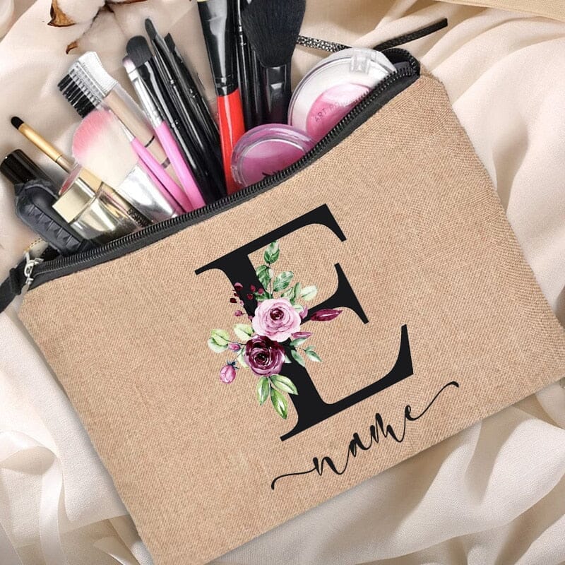 Trousse de Maquillage Personnalisée - Le Monde à mes Pieds