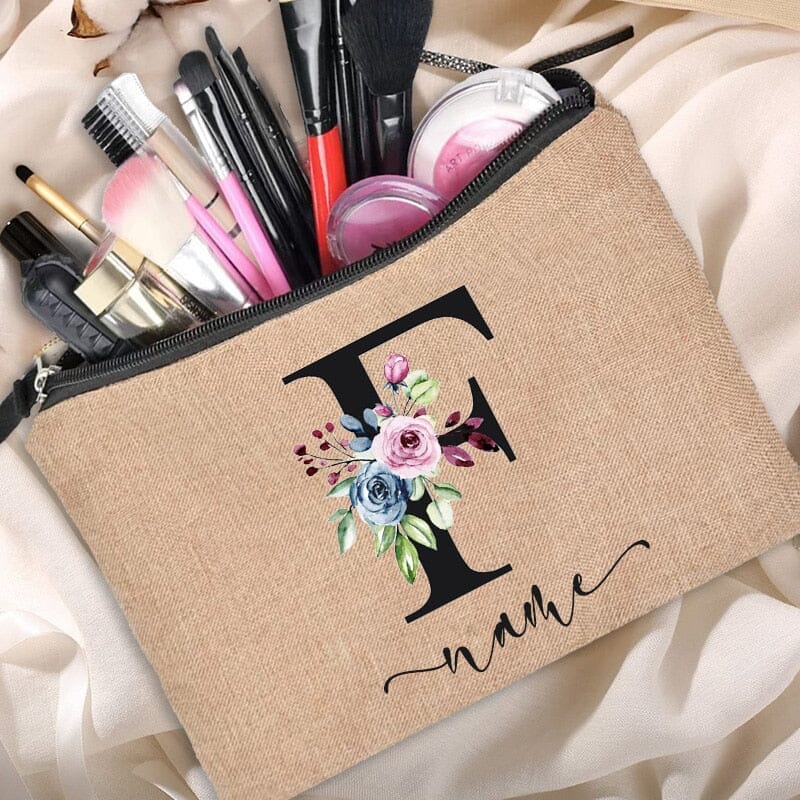 Trousse de Maquillage Personnalisée - Le Monde à mes Pieds