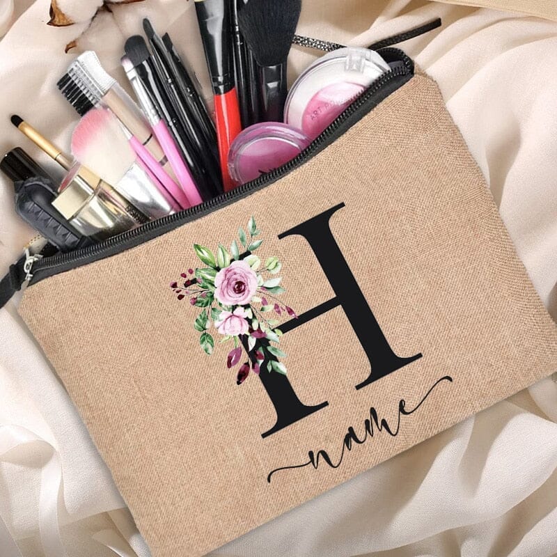 Trousse de Maquillage Personnalisée - Le Monde à mes Pieds