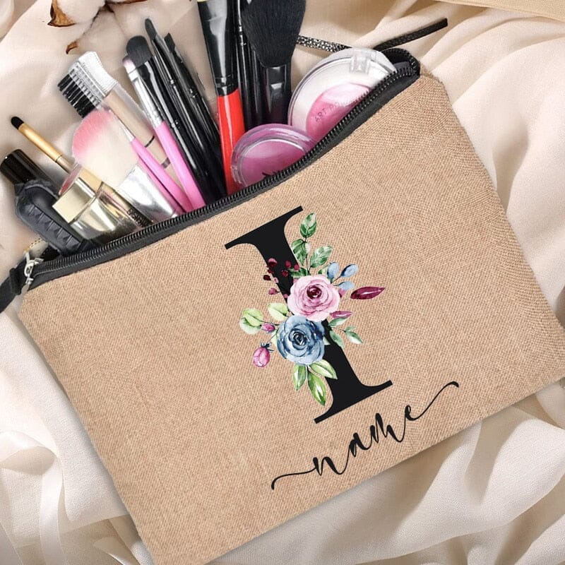 Trousse de Maquillage Personnalisée - Le Monde à mes Pieds