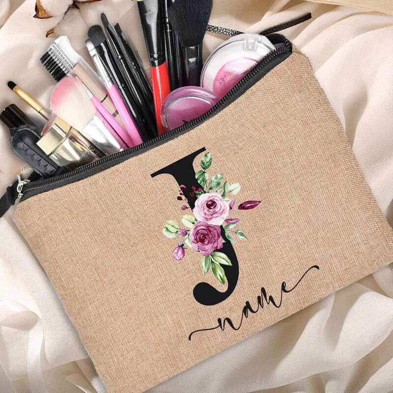 Trousse de Maquillage Personnalisée - Le Monde à mes Pieds