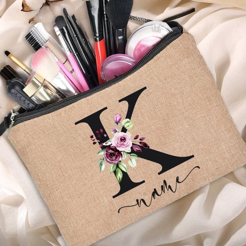 Trousse de Maquillage Personnalisée - Le Monde à mes Pieds