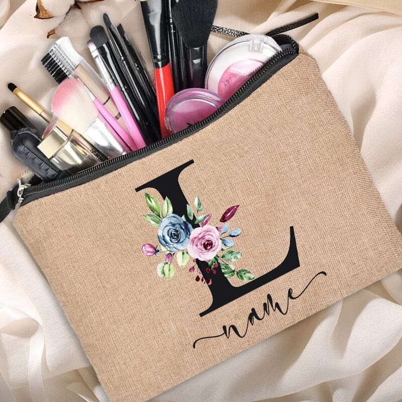 Trousse de Maquillage Personnalisée - Le Monde à mes Pieds