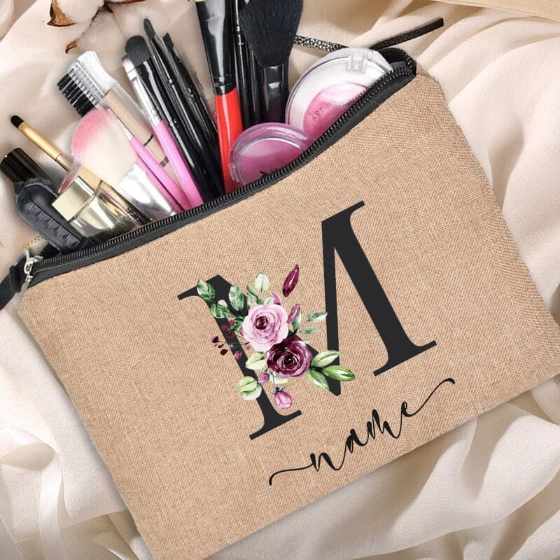 Trousse de Maquillage Personnalisée - Le Monde à mes Pieds