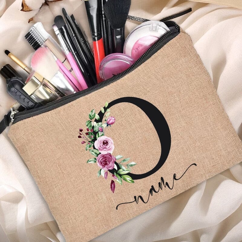 Trousse de Maquillage Personnalisée - Le Monde à mes Pieds
