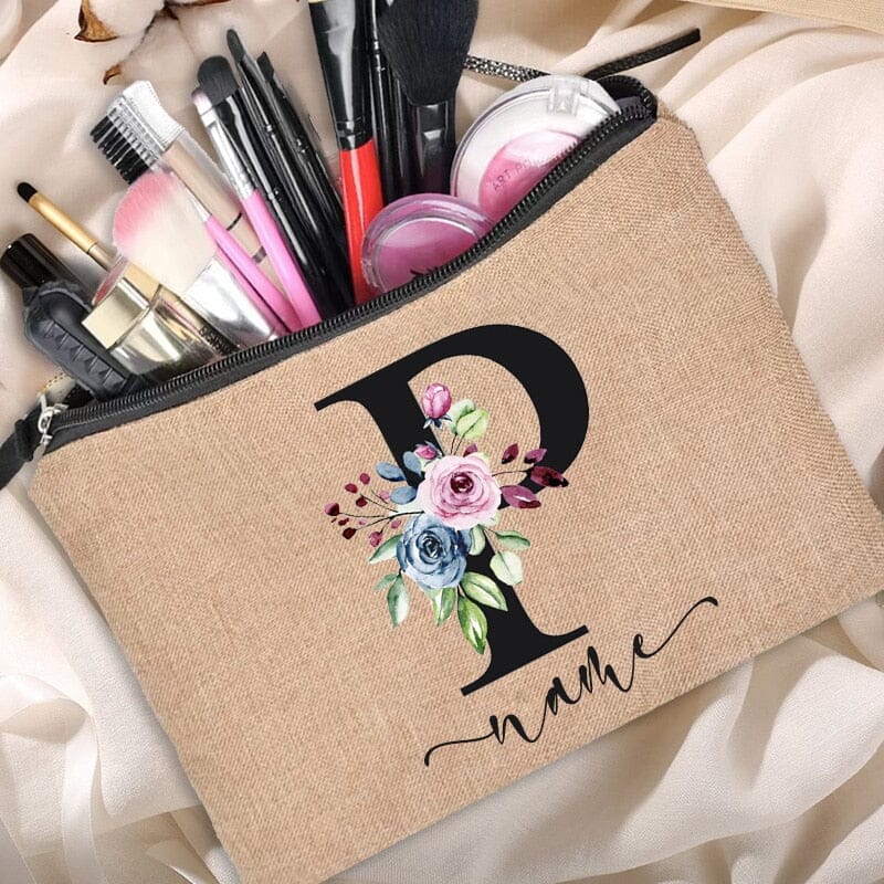 Trousse de Maquillage Personnalisée - Le Monde à mes Pieds