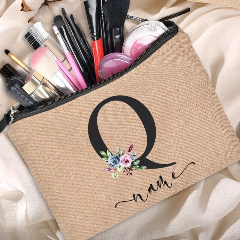 Trousse de Maquillage Personnalisée - Le Monde à mes Pieds