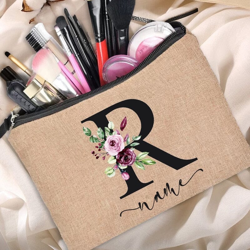 Trousse de Maquillage Personnalisée - Le Monde à mes Pieds