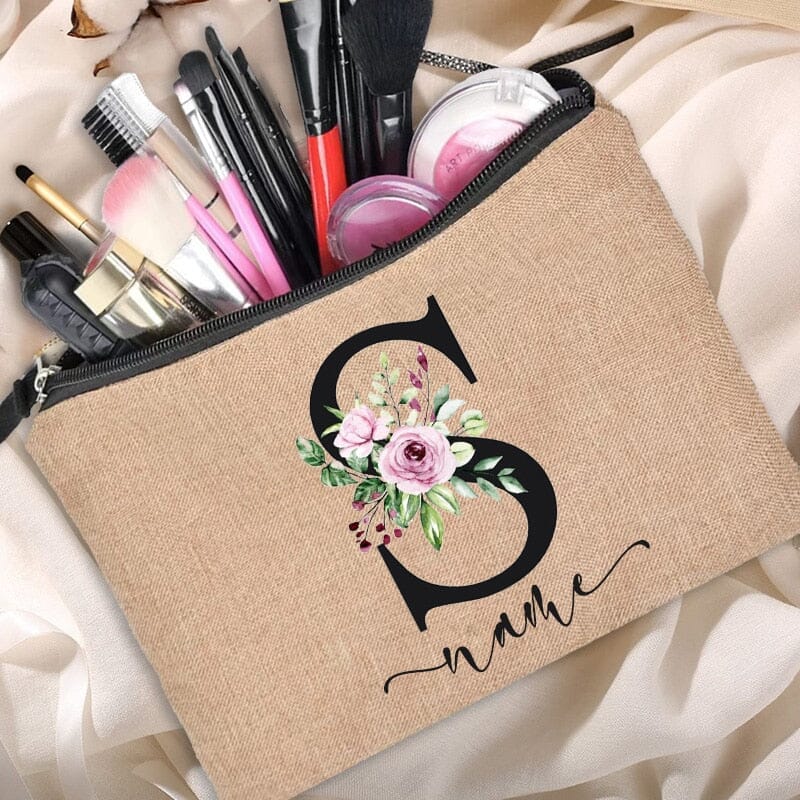 Trousse de Maquillage Personnalisée - Le Monde à mes Pieds