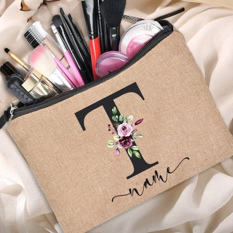 Trousse de Maquillage Personnalisée - Le Monde à mes Pieds