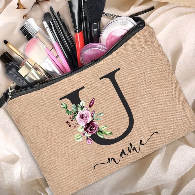 Trousse de Maquillage Personnalisée - Le Monde à mes Pieds